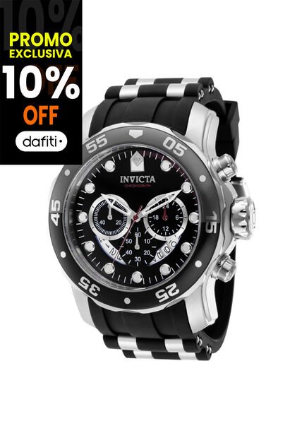 Reloj Invicta Modelo 37230 Negro, Acero Hombre