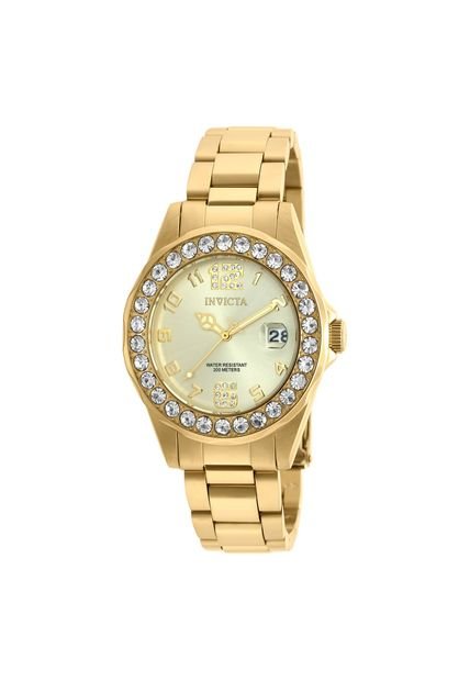 Reloj Para Mujer Invicta Pro Diver 21397 Dorado