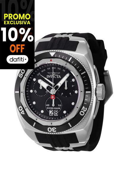 Reloj Invicta Modelo 44821 Negro, Acero Hombre