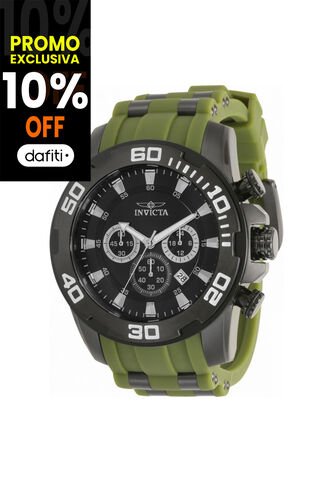 Reloj Invicta Modelo 35399 Verde, Negro Hombre Invicta