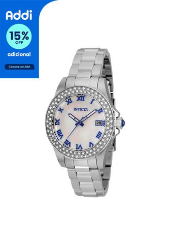 Reloj Para Mujer Invicta Angel 36069 Plateado Invicta