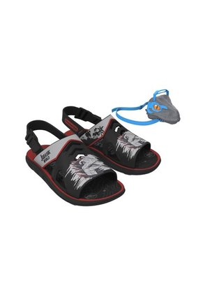 SANDALIA NEGRO JURASSIC WORLD DINO CASE INF