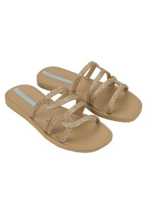 SANDALIA BEIGE MUJER IPANEMA SOLAR GLOW SLIDE 27286-BB955