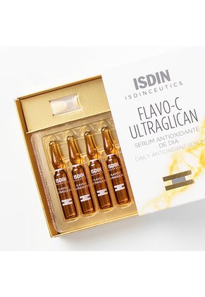 Isdinceutics Flavo-C Ultraglican Serum Facial Antioxidante X 10 Und