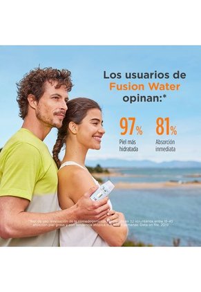 Fotoprotector Fusion Water Frasco 50 Ml