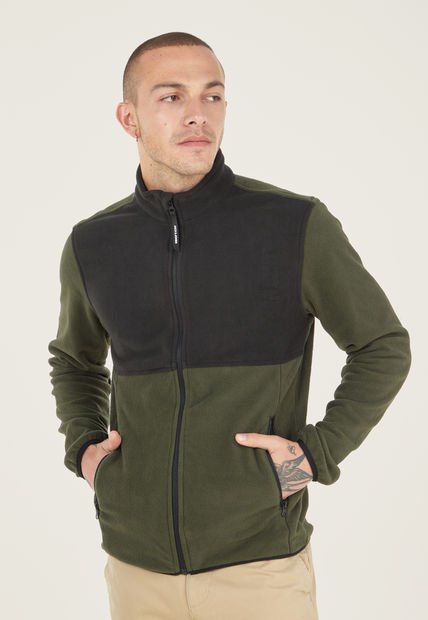 Chaqueta Verde Oliva-Negro Jack & Jones