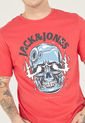 Camiseta Rojo-Gris-Negro Jack & Jones de Jack & Jones