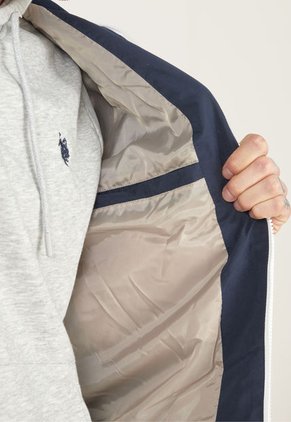 Chaqueta Bomber Azul Navy-Blanco Jack & Jones