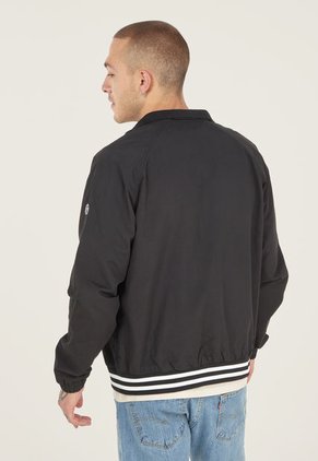 Chaqueta Bomber Negro-Blanco Jack & Jones