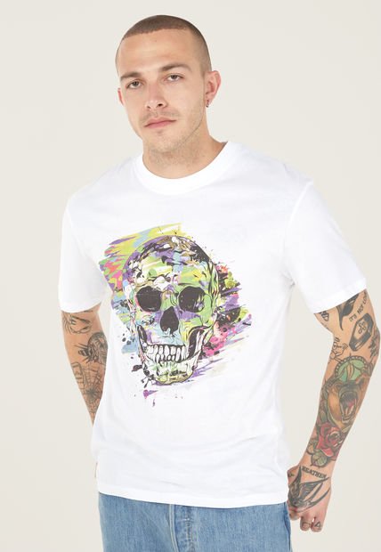 Camiseta Blanco-Multicolor Jack & Jones
