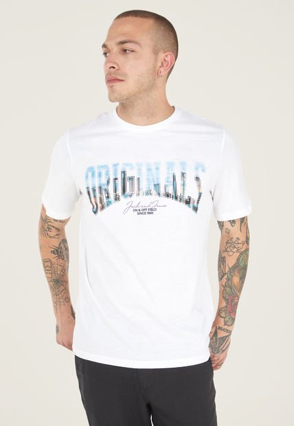 Camiseta Blanco-Multicolor Jack & Jones