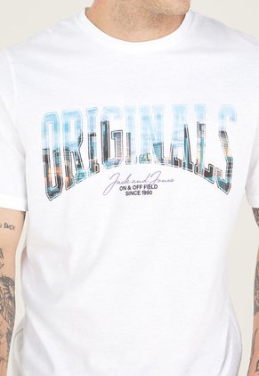 Camiseta Blanco-Multicolor Jack & Jones