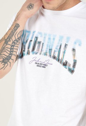 Camiseta Blanco-Multicolor Jack & Jones