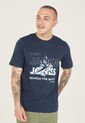 Camiseta Azul Navy-Blanco Jack & Jones de Jack & Jones