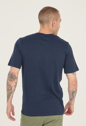 Camiseta Azul Navy-Blanco Jack & Jones