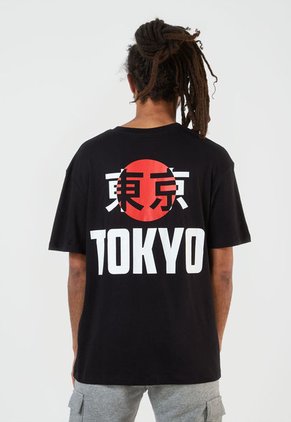 Camiseta Negro-Blanco-Rojo Jack & Jones