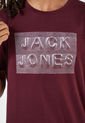 Camiseta Vino-Blanco Jack & Jones de Jack & Jones