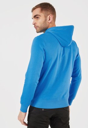 Hoodie Azul-Blanco-Negro Jack & Jones