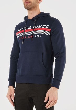 Hoodie Azul-Rojo-Blanco Jack & Jones