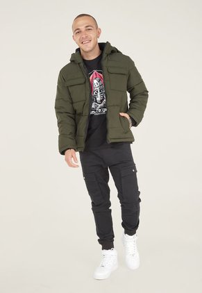 Chaqueta Acolchada Verde Oliva Jack & Jones
