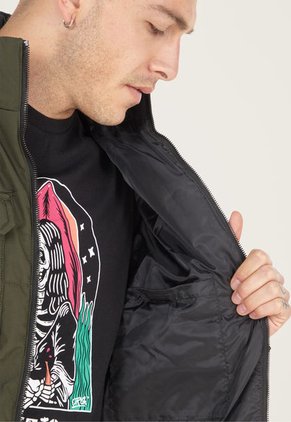 Chaqueta Acolchada Verde Oliva Jack & Jones