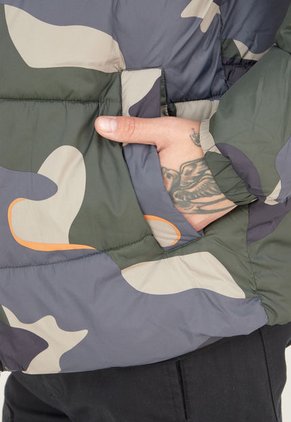 Chaqueta Acolchada Negro-Multicolor Jack & Jones