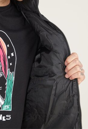 Chaqueta Acolchada Negro-Multicolor Jack & Jones