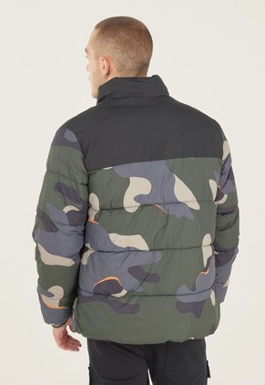 Chaqueta Acolchada Negro-Multicolor Jack & Jones