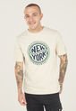 Camiseta Gris Claro-Verde-Azul Jack & Jones de Jack & Jones