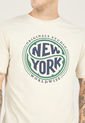 Camiseta Gris Claro-Verde-Azul Jack & Jones de Jack & Jones