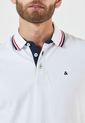 Camiseta Polo Blanco-Azul-Rojo Jack & Jones de Jack & Jones