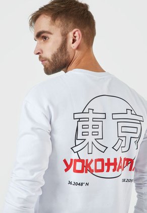Buzo Blanco-Rojo-Negro Jack & Jones
