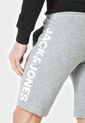 Pantaloneta Gris-Blanco Jack & Jones de Jack & Jones