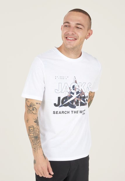 Camiseta Blanco-Multicolor Jack & Jones