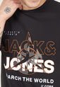 Camiseta Negro-Multicolor Jack & Jones de Jack & Jones