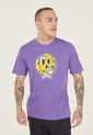 Camiseta Violeta-Amarillo-Blanco Jack & Jones de Jack & Jones