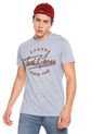 Camiseta Azul Claro-Naranja Jack & Jones de Jack & Jones