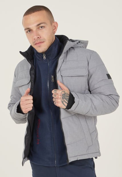 Chaqueta Acolchada Gris Jack & Jones