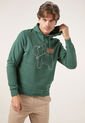 Hoodie Verde-Blanco-Naranja Jack & Jones de Jack & Jones