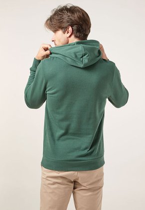Hoodie Verde-Blanco-Naranja Jack & Jones