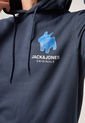 Hoodie Azul Navy-Celeste-Blanco Jack & Jones de Jack & Jones