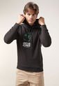 Hoodie Negro-Blanco-Verde Jack & Jones de Jack & Jones