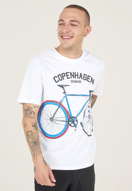 Camiseta Blanco-Multicolor Jack & Jones