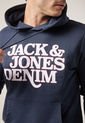 Hoodie Azul-Blanco Jack & Jones de Jack & Jones