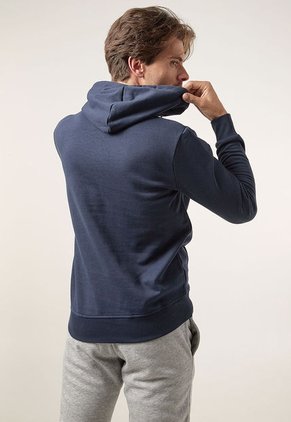 Hoodie Azul-Blanco Jack & Jones