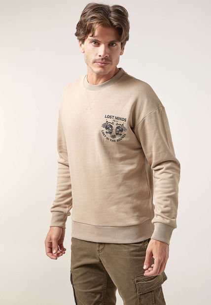 Buzo Beige-Negro-Blanco Jack & Jones