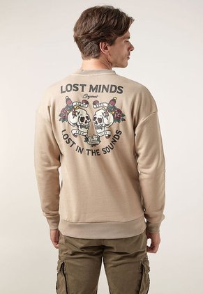 Buzo Beige-Negro-Blanco Jack & Jones