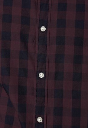 Camisa Vino Tinto-Azul jack & Jones