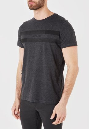 Camiseta Gris-Negro Jack & Jones