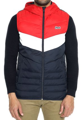 Chaleco Rojo-Blanco-Azul Jack & Jones